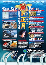アクアマリンのお正月のポスター。この部分をクリックするともう少し大きくPDFで表示されます。
