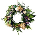 森と海のクリスマスリース